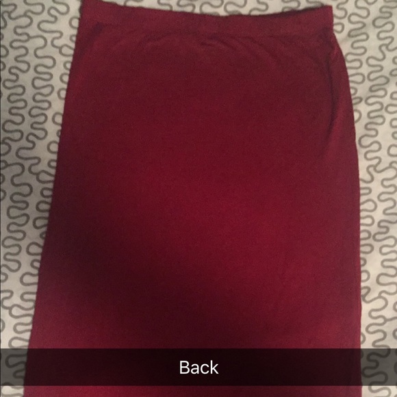Pencil skirt burgundy and navy blue available - Picture 2 of 8